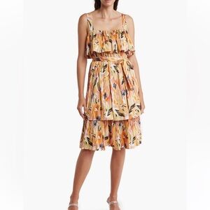 Mila Mae Tiered Pleated Dress
